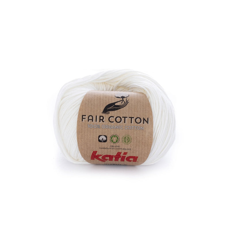 Biologisch katoengaren Fair Cotton van Katia in ecru kleur