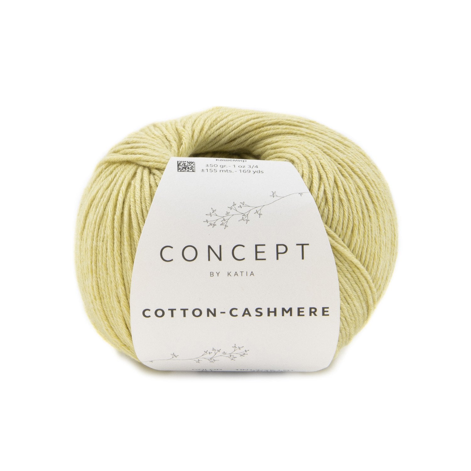 Katoen-cashmeregaren Cotton Cashmere in ivoorkleurig, zacht en fijn voor alle seizoenen