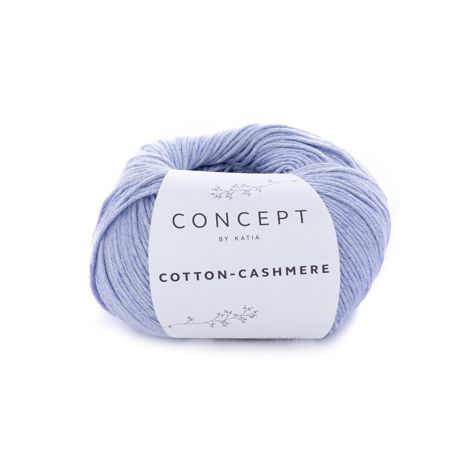 Katoen-cashmeregaren Cotton Cashmere in licht jeans, zacht en fijn voor alle seizoenen