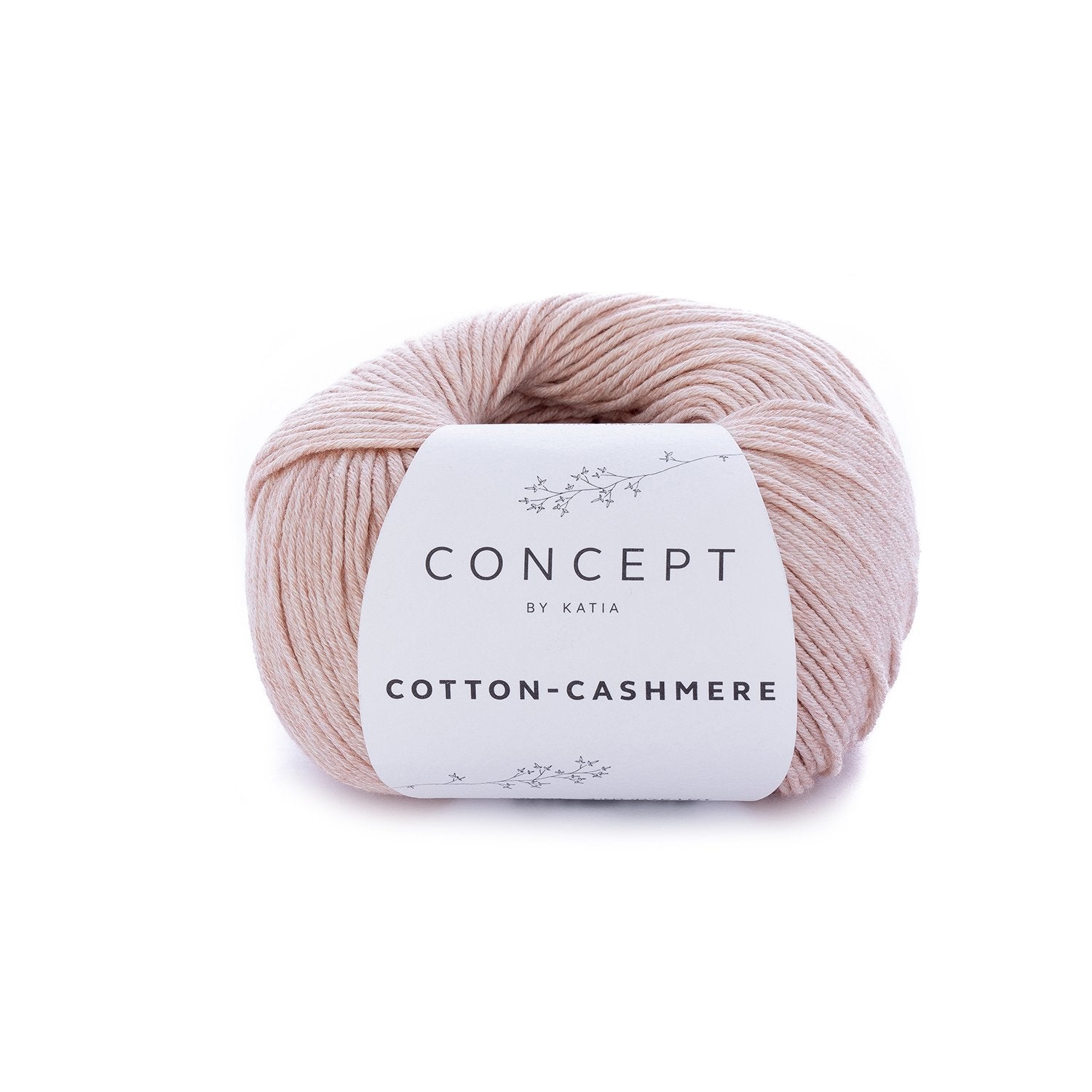 Katoen-cashmeregaren Cotton Cashmere in zalmoranje, zacht en fijn voor alle seizoenen