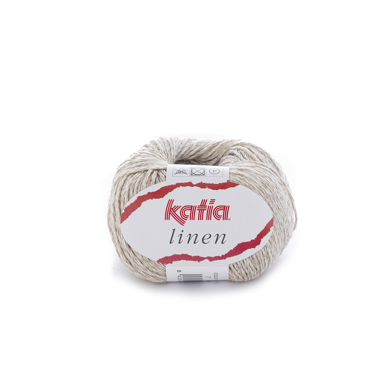 Katoen-linnengaren Linen in beige ecru, geschikt voor zomerse kleding