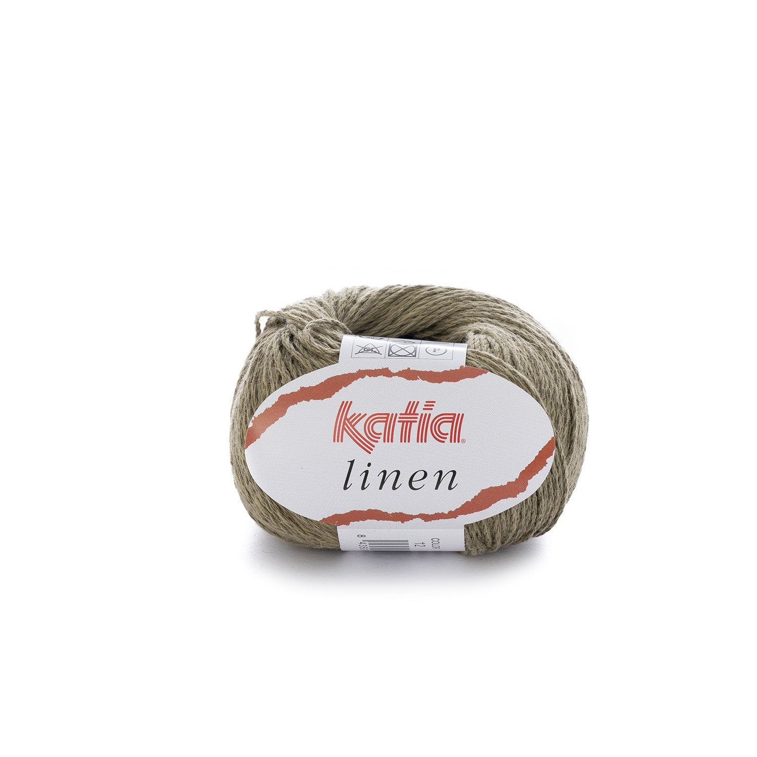 Katoen-linnengaren Linen in kaki, geschikt voor zomerse kleding