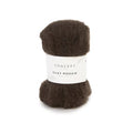 Geborsteld mohair-merinogaren Silky Mohair in nerts, luchtig en zacht